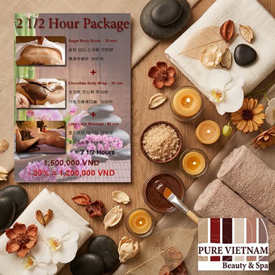 Pure Vietnam Beauty and Spa couples massage packages