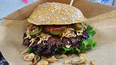 Morty's Jalapenos Smash Burger